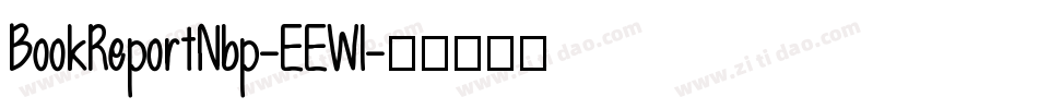 BookReportNbp-EEWl字体转换