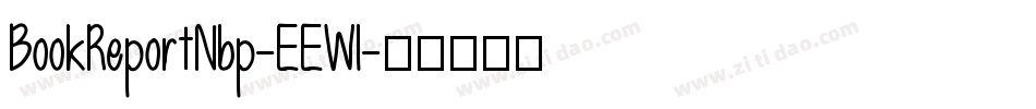 BookReportNbp-EEWl字体转换