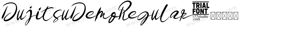 DujitsuDemoRegular字体转换