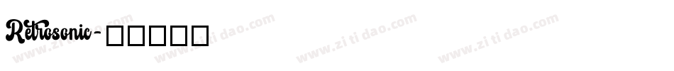 Retrosonic字体转换