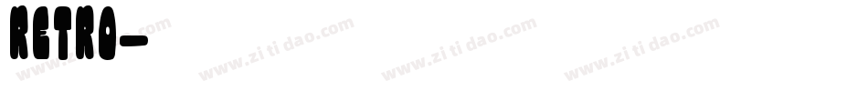Retro字体转换