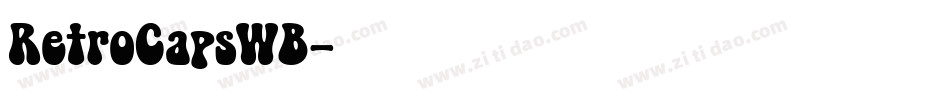 RetroCapsWB字体转换
