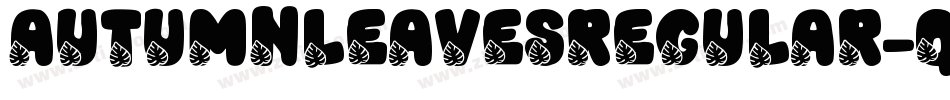 AutumnLeavesRegular-qeyd字体转换