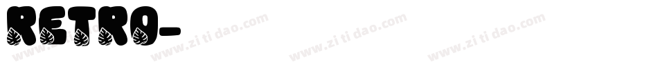 Retro字体转换