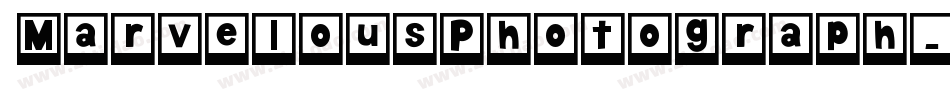 MarvelousPhotograph字体转换