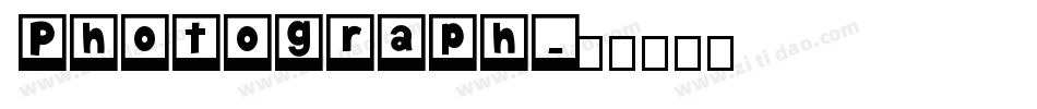 Photograph字体转换