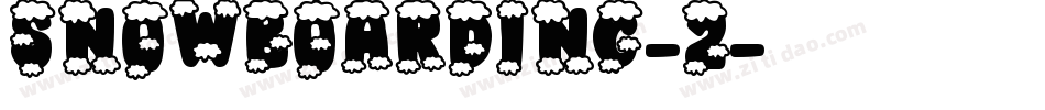 Snowboarding-2字体转换