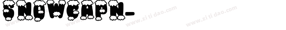 Snowcapn字体转换