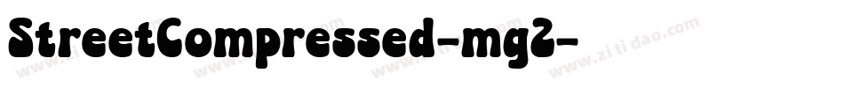 StreetCompressed-mg2字体转换