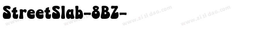 StreetSlab-8BZ字体转换