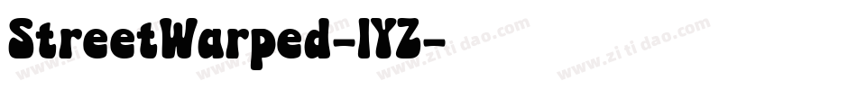 StreetWarped-lYZ字体转换