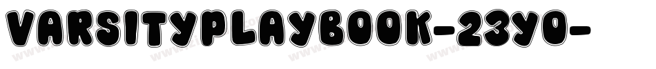 VarsityPlaybook-23yo字体转换