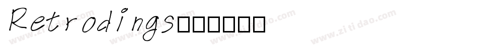 Retrodings字体转换