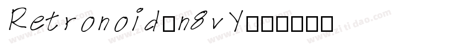 Retronoid-n8vY字体转换