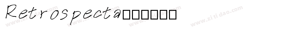 Retrospecta字体转换