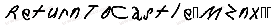 ReturnToCastle-MZnx字体转换