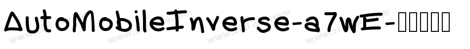 AutoMobileInverse-a7wE字体转换