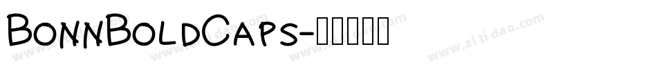 BonnBoldCaps字体转换