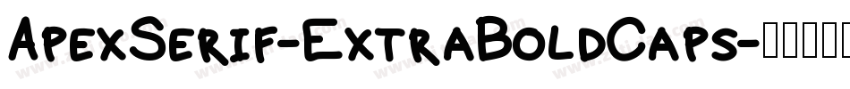 ApexSerif-ExtraBoldCaps字体转换