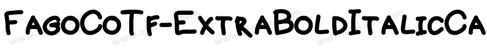 FagoCoTf-ExtraBoldItalicCaps字体转换 FagoCoTf-ExtraBoldItalicCaps字体转换