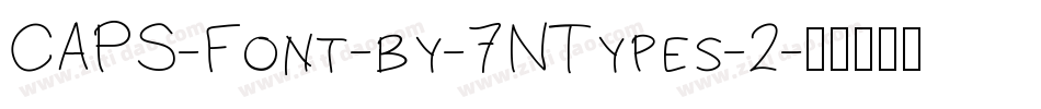 CAPS-Font-by-7NTypes-2字体转换