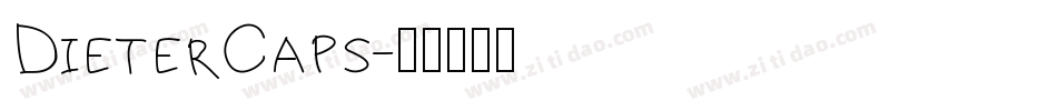 DieterCaps字体转换