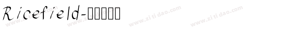 Ricefield字体转换