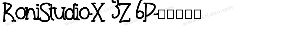 RoniStudio-X3Z6P字体转换