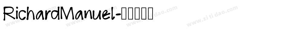RichardManuel字体转换