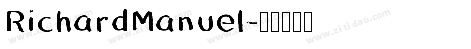 RichardManuel字体转换