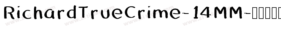 RichardTrueCrime-14MM字体转换