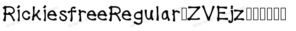 RickiesfreeRegular-ZVEjz字体转换