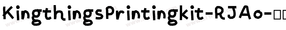 KingthingsPrintingkit-RJAo字体转换