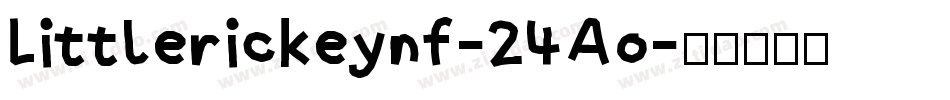 Littlerickeynf-24Ao字体转换
