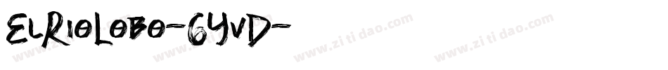 ElRioLobo-6YvD字体转换