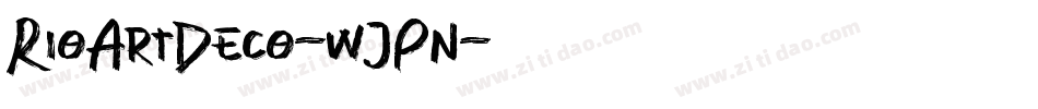 RioArtDeco-wJPn字体转换