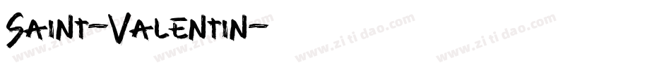 Saint-Valentin字体转换