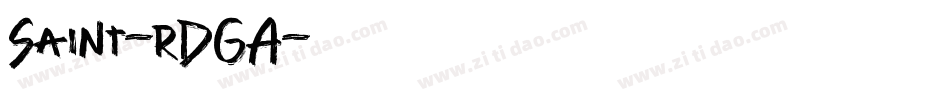 Saint-rDGA字体转换