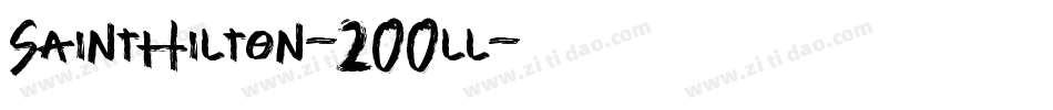 SaintHilton-2OOll字体转换