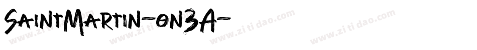 SaintMartin-on3A字体转换