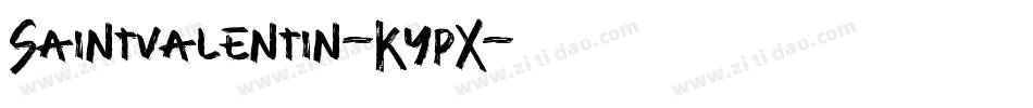 Saintvalentin-KypX字体转换