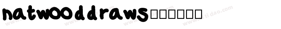 natwooddraws字体转换