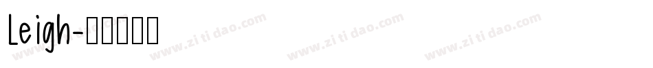 Leigh字体转换