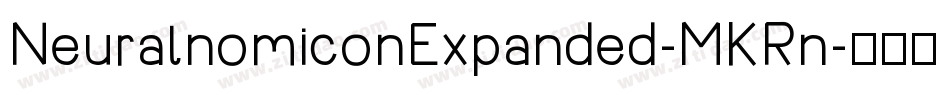 NeuralnomiconExpanded-MKRn字体转换
