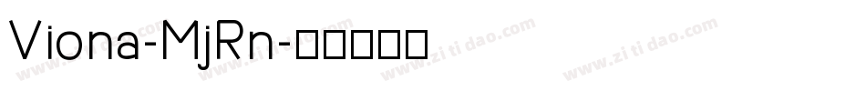 Viona-MjRn字体转换