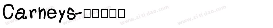 Carneys字体转换