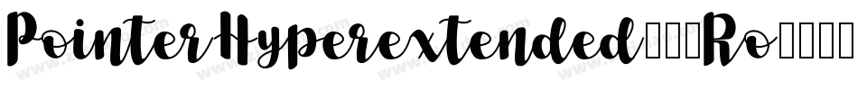 PointerHyperextended-25Ro字体转换