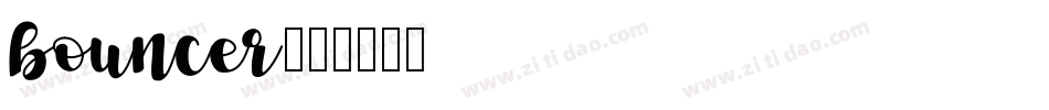 bouncer字体转换