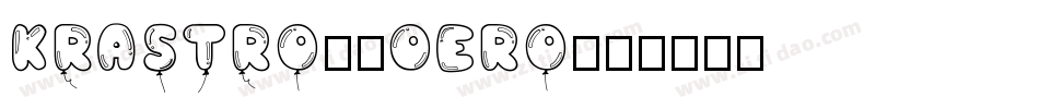 KrAstro3-OERo字体转换
