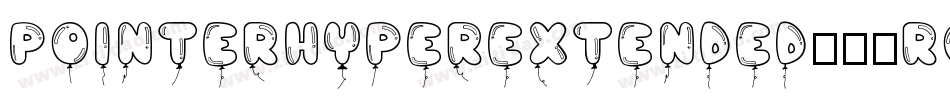 PointerHyperextended-25Ro字体转换